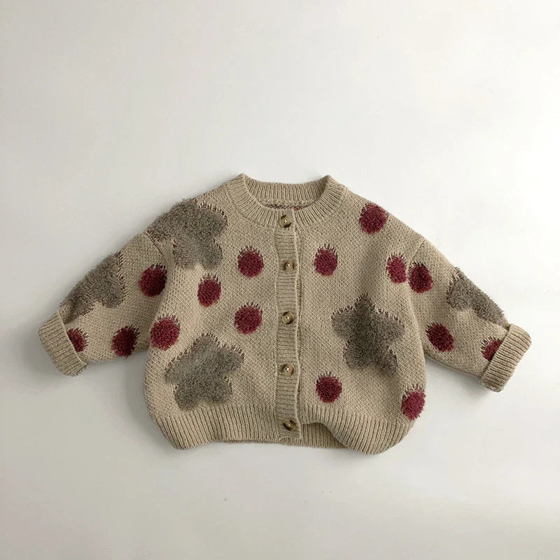 Strawberry Jacquard knitted Sweater