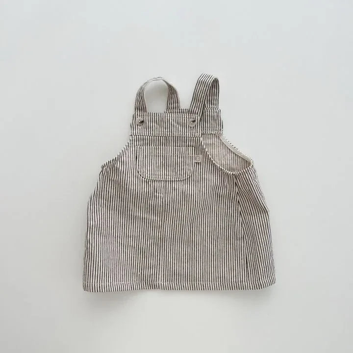 Denim Suspender Dress