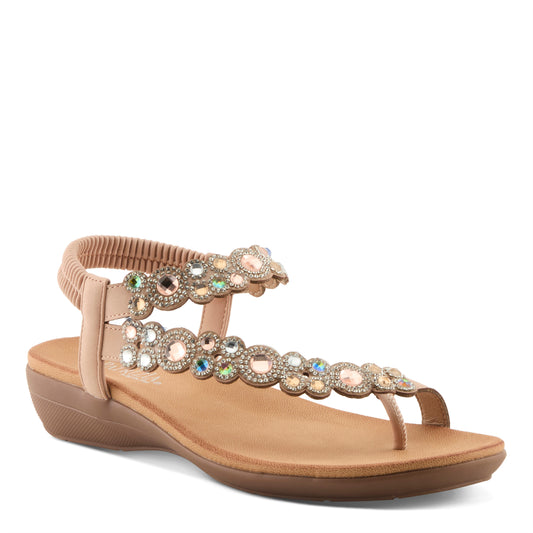 SANJUAN jeweled demi wedge sandal by Patrizia from Spring Step Shoes