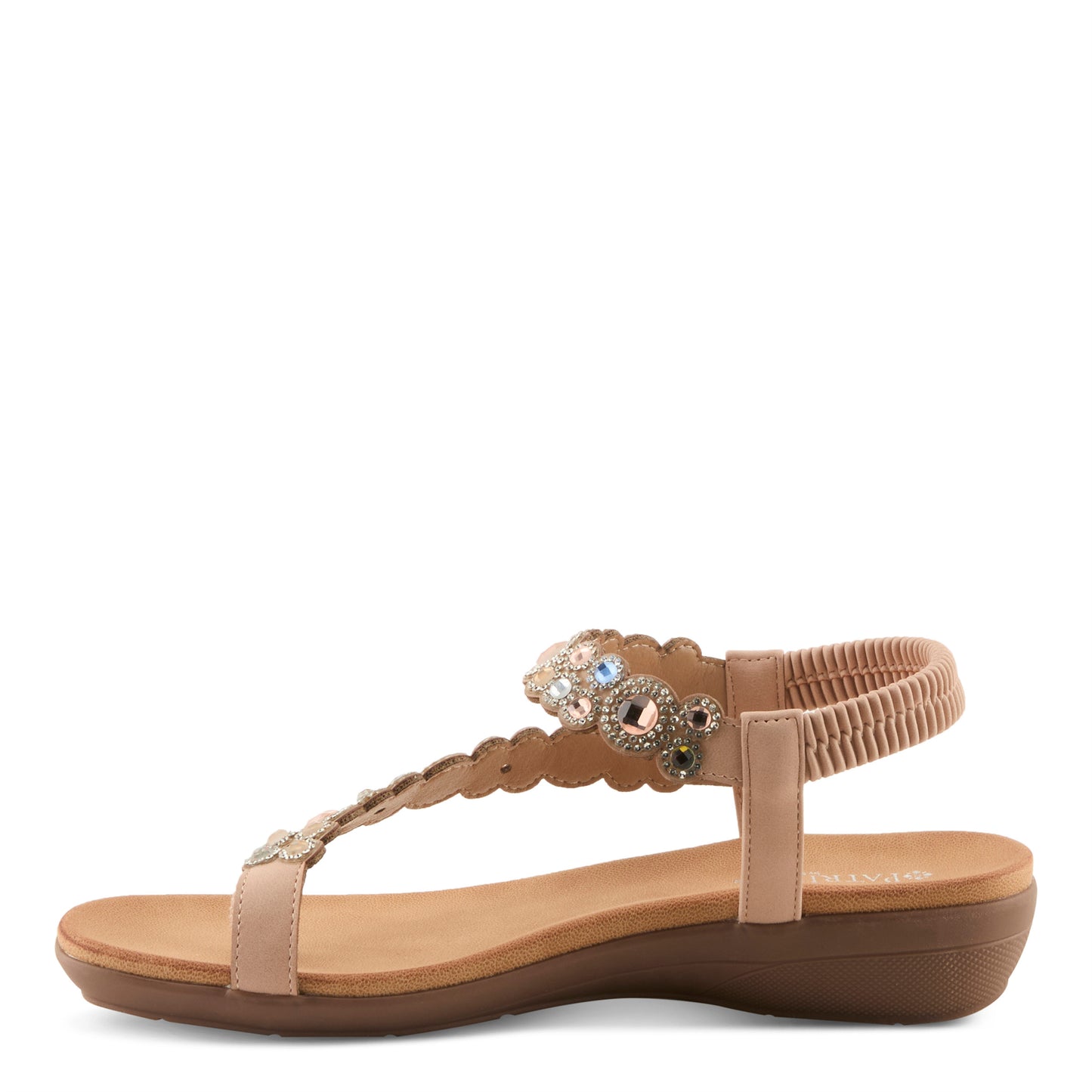 SANJUAN jeweled demi wedge sandal by Patrizia from Spring Step Shoes