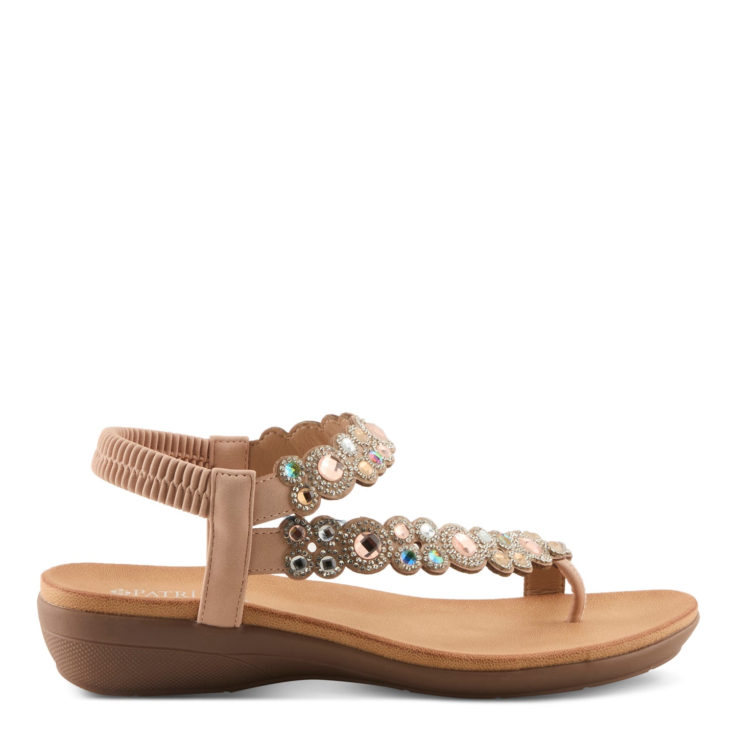 SANJUAN jeweled demi wedge sandal by Patrizia from Spring Step Shoes