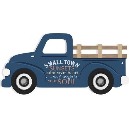 Small Town Sunsets Calm Your Heart And Inspire Your Soul Shape Sign