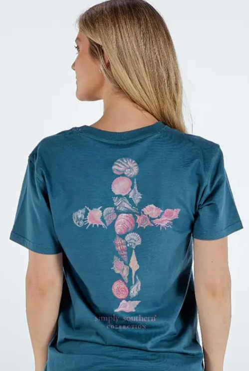 SHELL CROSS - COMET - Short Sleeve Tee - #SIMPLYSOUTHERN