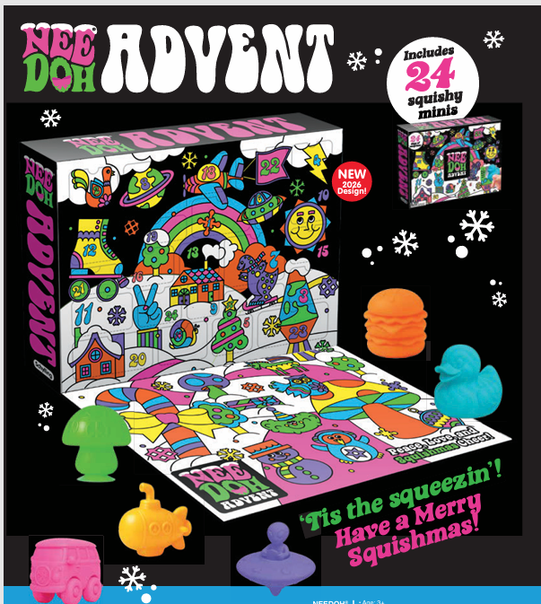 SQUISHMAS Needoh 2026 ADVENT CALENDAR ***PREORDER***ETA 8/2/26