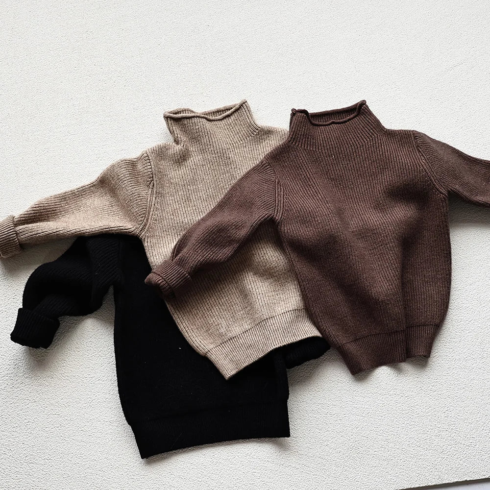 Soft Turtleneck Pullover Sweater