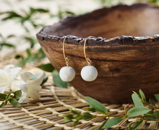 Sahara Medium Bead Earrings by Jilzarah