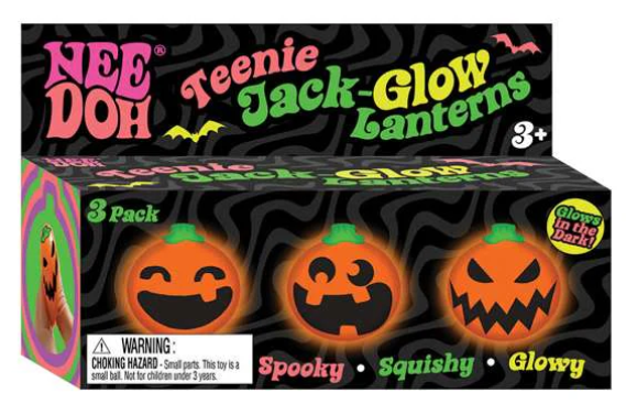 NEEDOHWEEN TEENIE JACK GLOW LANTER 3 Pack 2026    ***PREORDER***ETA 8/2/26