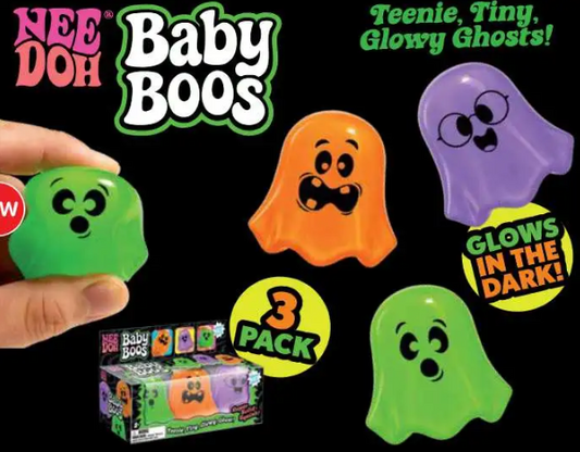 NEEDOHWEEN BABY BOOS Glow in the Dark Ghost 3 Pack   ***PREORDER***ETA 8/2/26