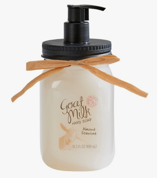 Goat Milk Almond Liquid Hand Soap 16.5oz