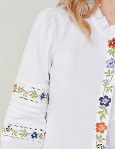 Nila Blouse Gardenia by Spartina 449