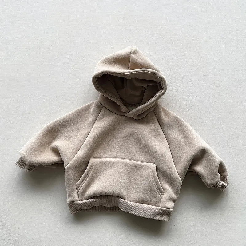 Loose Hooded Sweatshirt