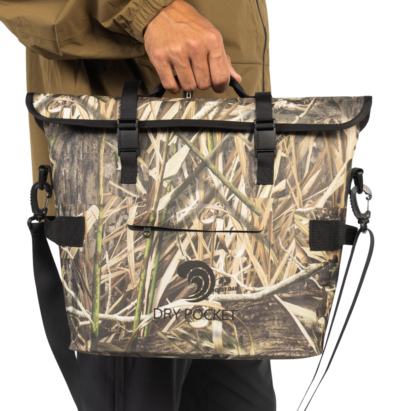 Mossy Oak - Auto-Sealing, Waterproof, Floating, Scent Proof Day-Pack Cooler by Dry Pocket Apparel