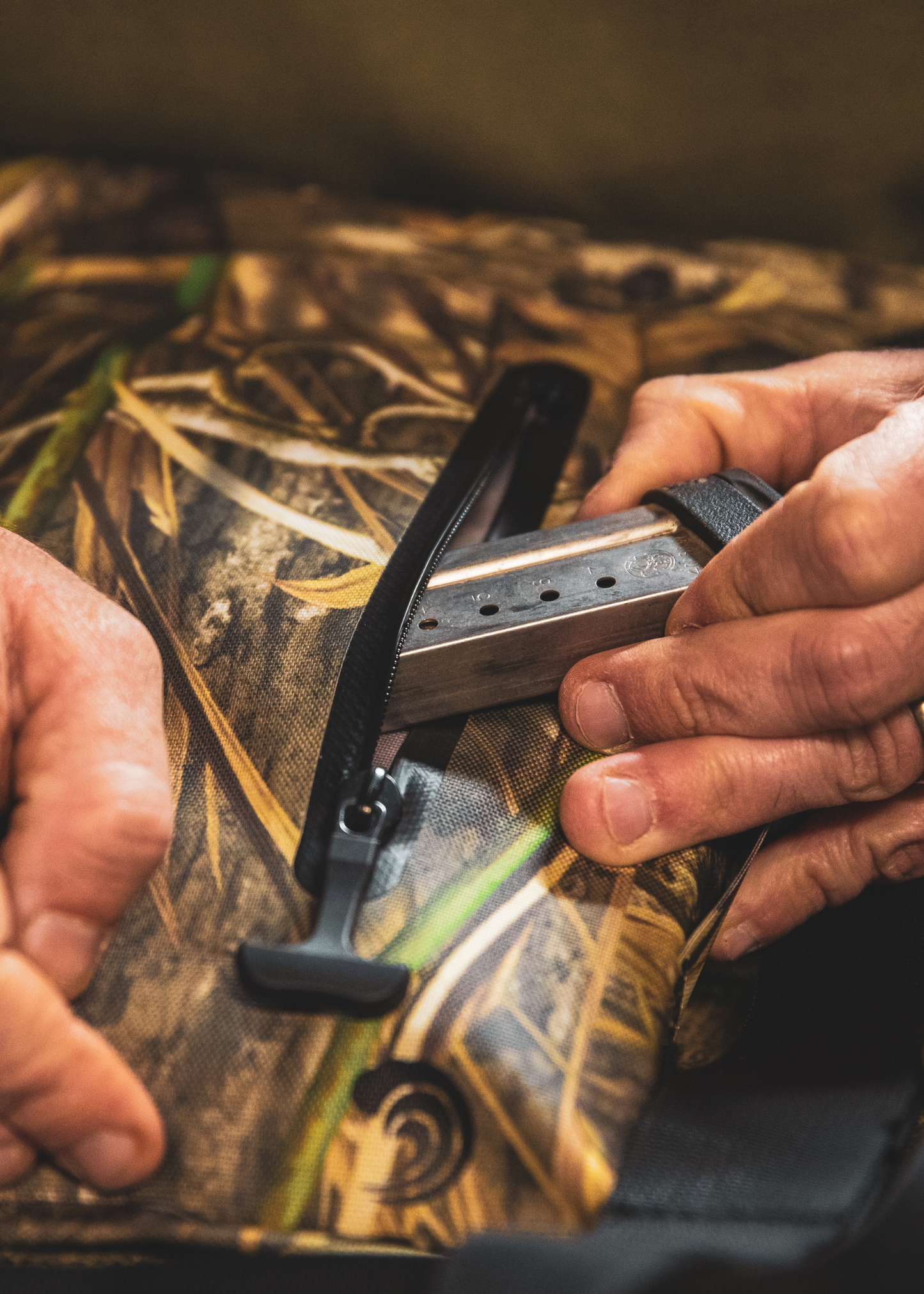 Mossy Oak - Auto-Sealing, Waterproof, Floating, Scent Proof Universal Pistol / Utility Dry Bag by Dry Pocket Apparel