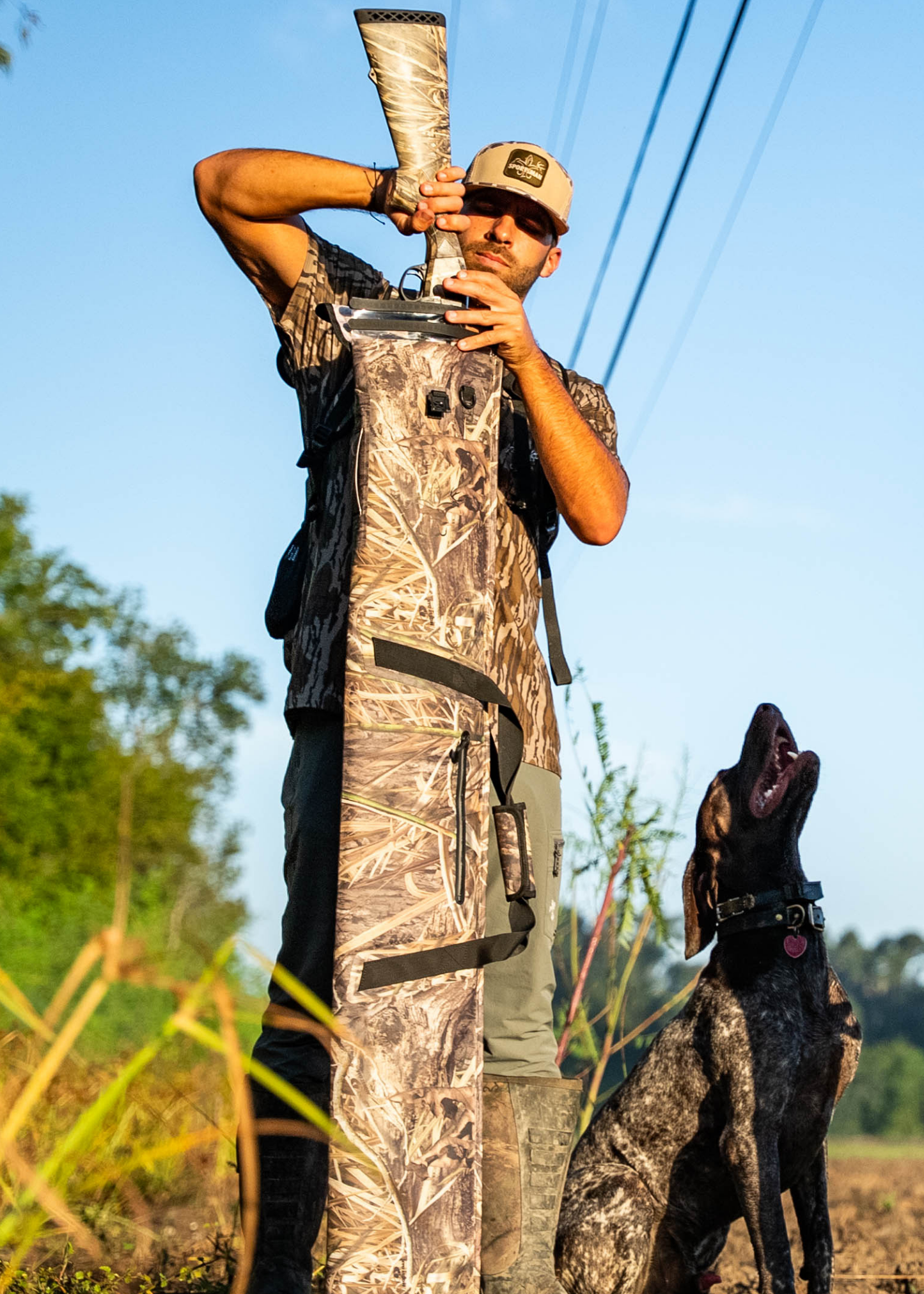 Mossy Oak - Auto-Sealing, Waterproof, Floating, Scent Proof Shotgun Bag by Dry Pocket Apparel