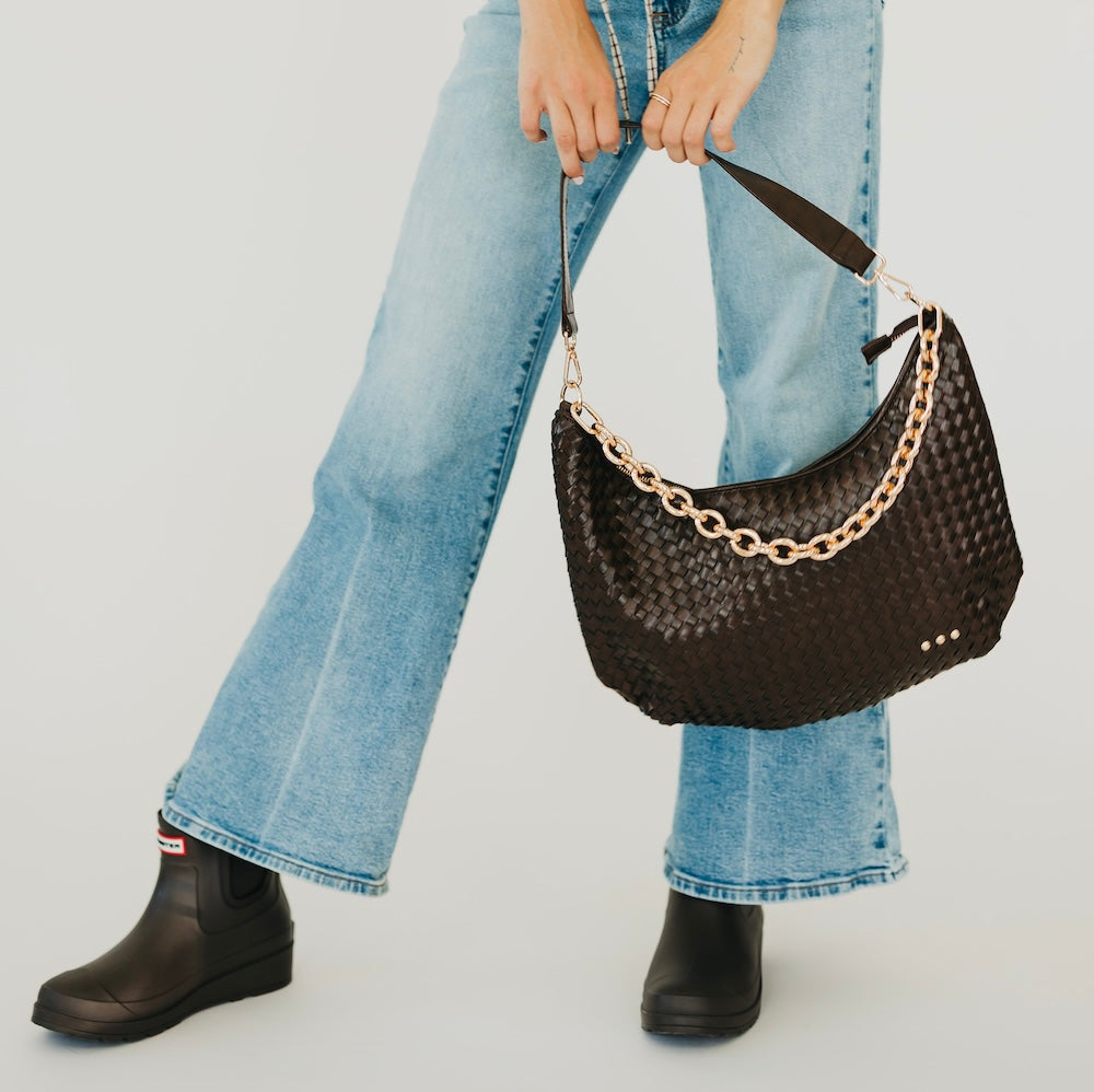 Sienna Slouchy Woven Shoulder Bag