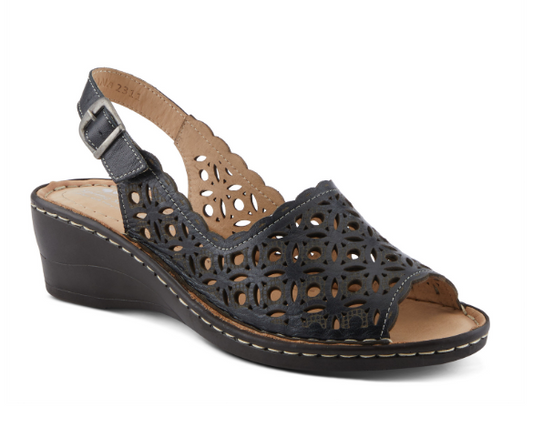 Belizana European Premium Leather Slingback Sandal Spring Step Styl
