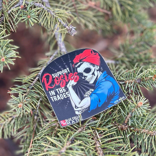 Blue Collar Rosie Sticker
