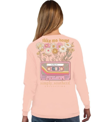 TAPE - CREME - Long Sleeve Tee - #SIMPLYSOUTHERN