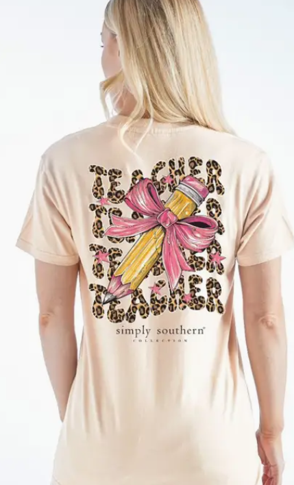 TEACHER - NATURAL - Short Sleeve Tee - #SIMPLYSOUTHERN