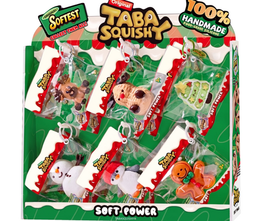 Taba Squishy - Winter Holiday Collection -  Each Sold Separate