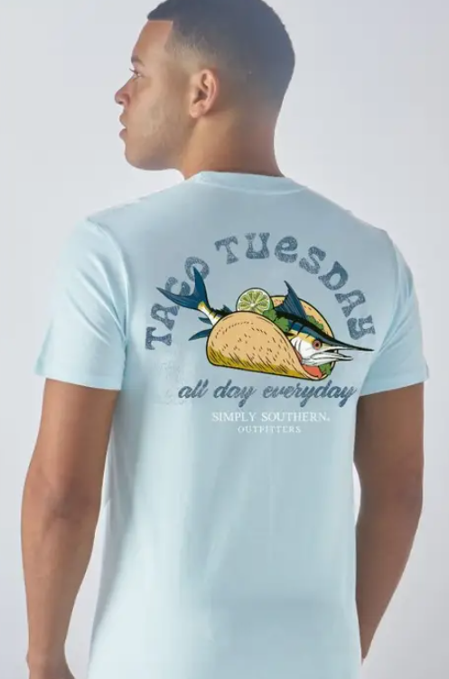 Taco Tuesday -Ice- Men's Short Sleeve Tee - #SIMPLYSOUTHERN