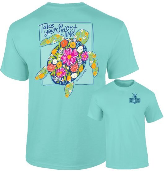 Take Your Sweet Time - Chalky Mint - Southernology Short Sleeve Comfort Color Tee