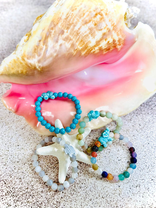Turtle Tracking Bracelet by Simply Southern Collection TRACKBRAC-TRTL