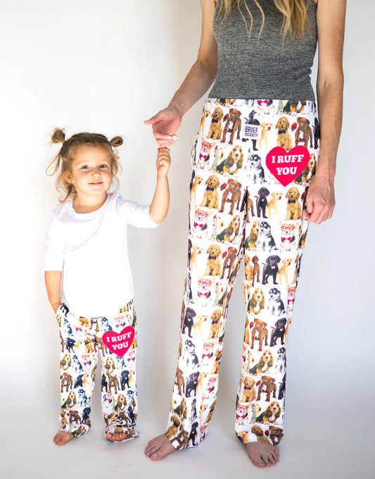 I Ruff You Lounge Pants Briefly Kids Brief Insanity Pajama Pant