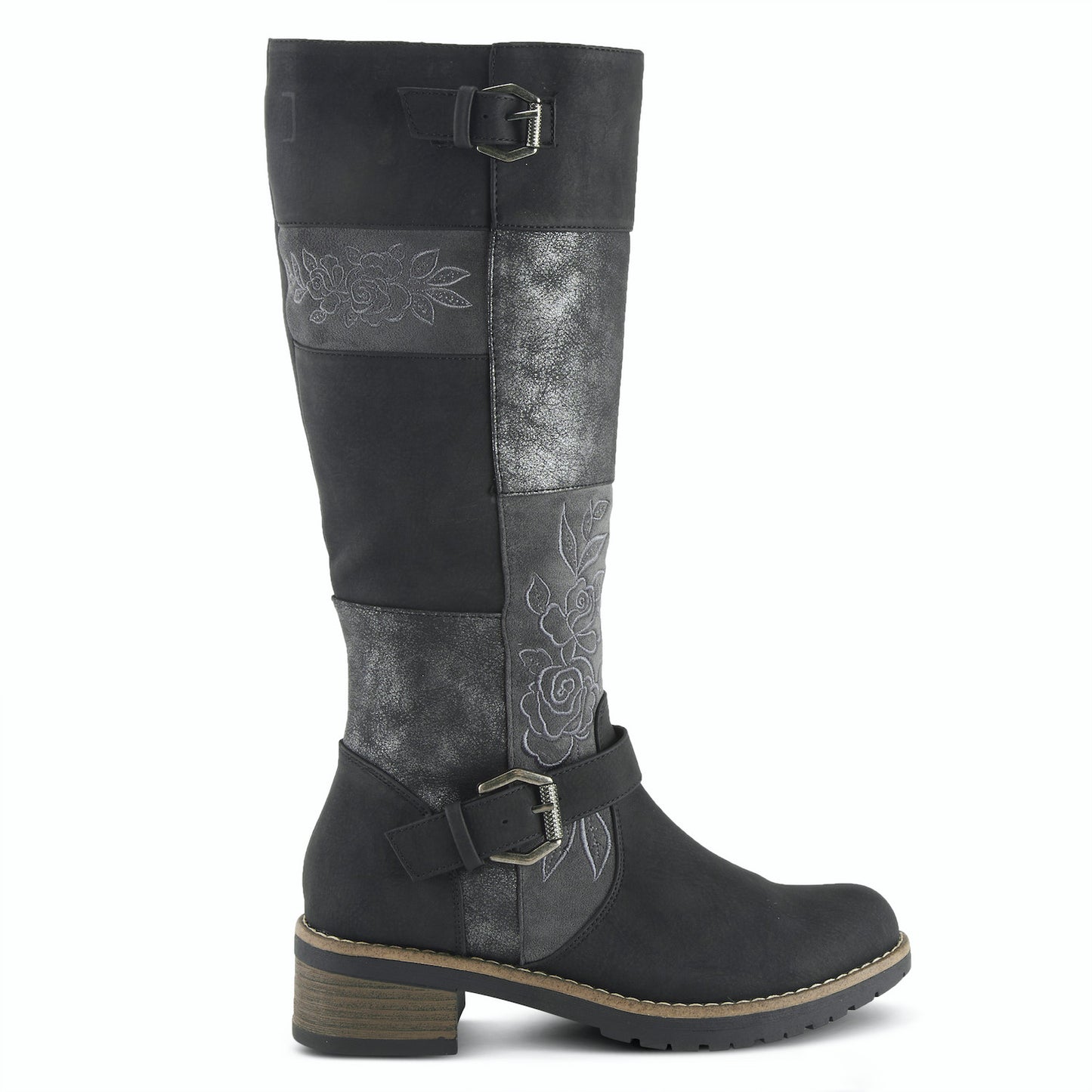 Collage By Patriziz - Black Knee High Boots