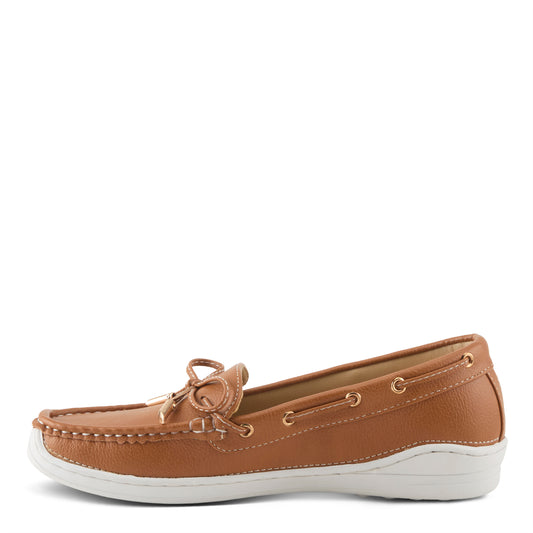 Wardell Dressy Camel Boat Shoe by Patrizia from Spring Step Shoes