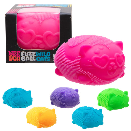 WILD CATS FUZZ BALL NEEDOH - Each Sold Separately