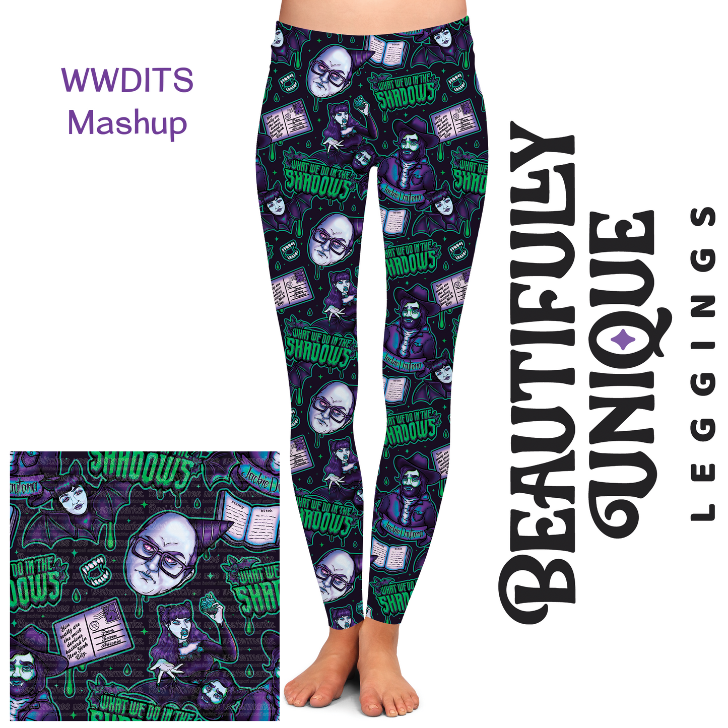 WWDITS Mashup Semi-Exclusive Leggings - High-quality Handcrafted Vibrant