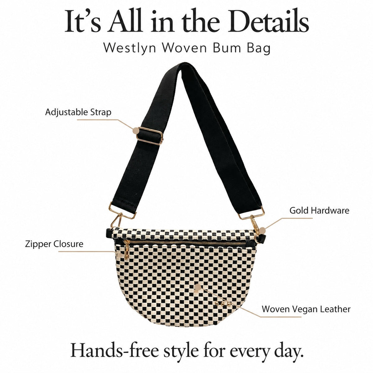 Westlyn Woven Bum Bag - TOP SELLER
