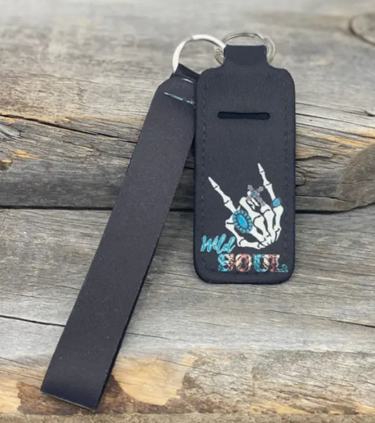 Wild Soul Chapstick Keychain Holder