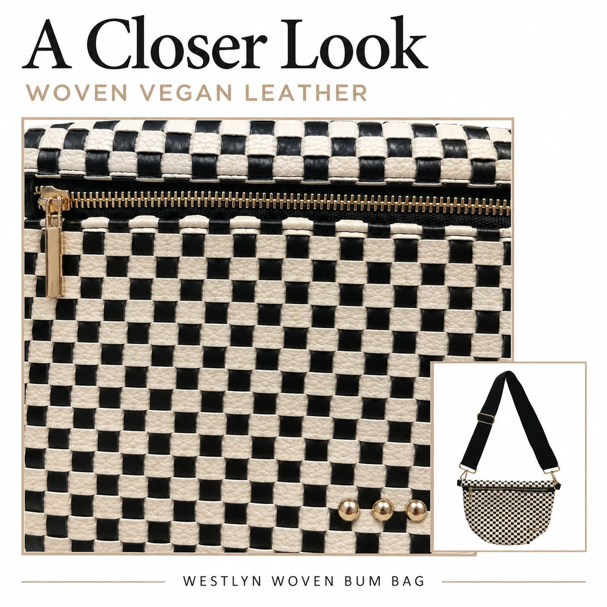 Westlyn Woven Bum Bag - TOP SELLER