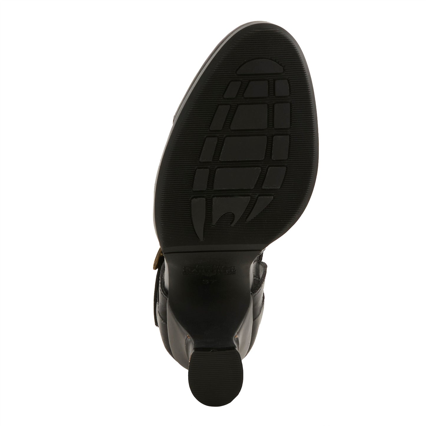 Altamira Black Baroque-Inspired T-Strap Heel by L`ARTISTE