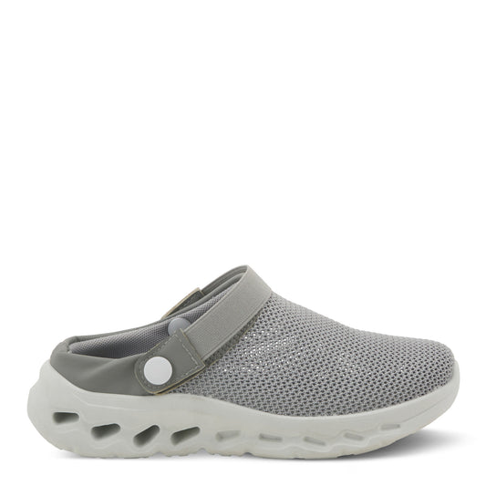 NIX GREY Breathable Slip-on Athletic Shoe  Croc like