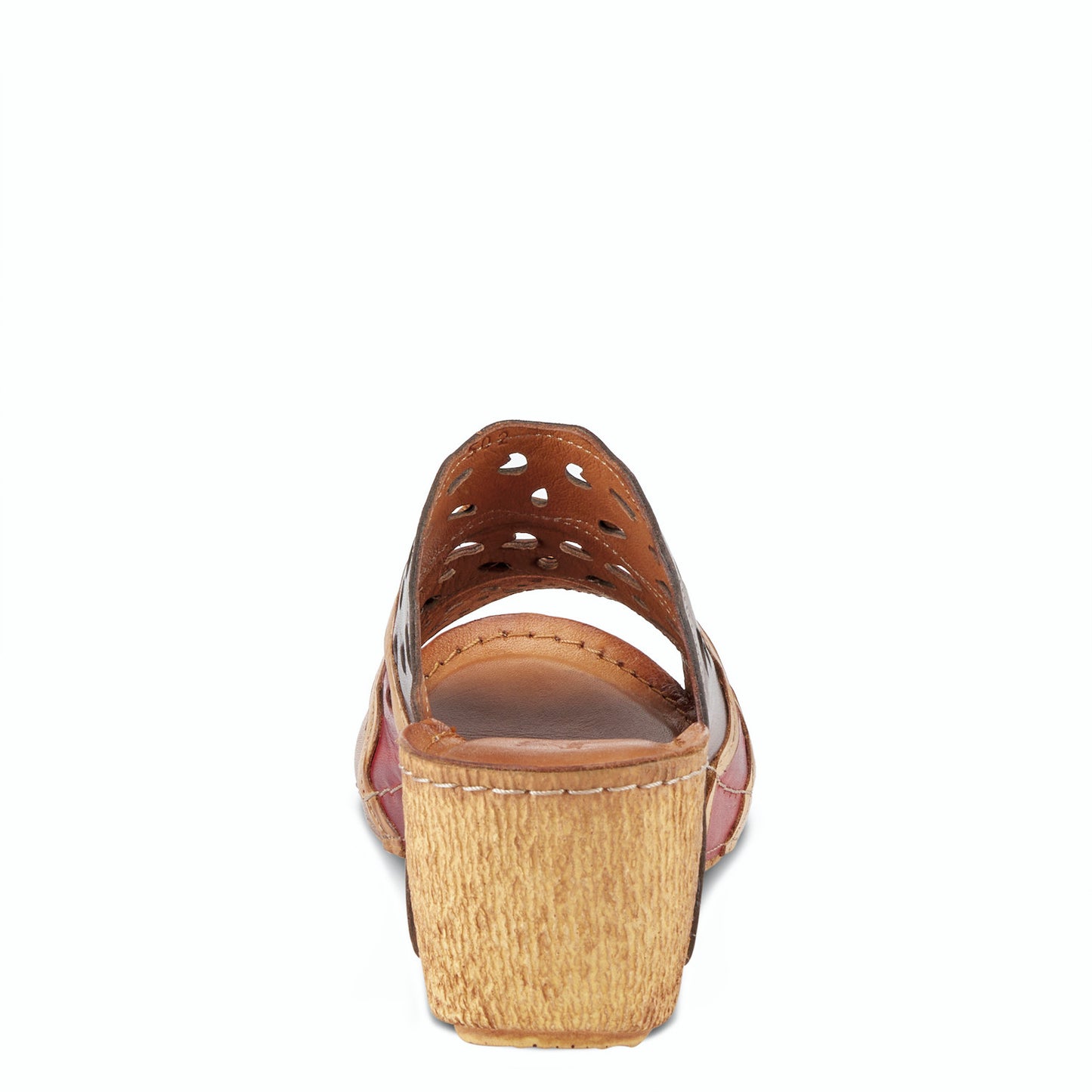 FOOTY Brown Multi Sandal by Spring Step