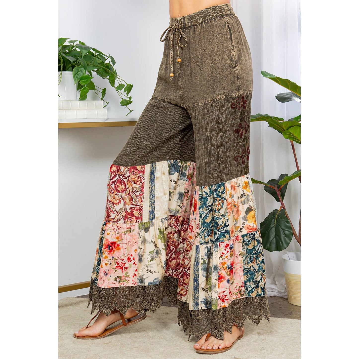 60's Bohemian Bell Bottom Pants