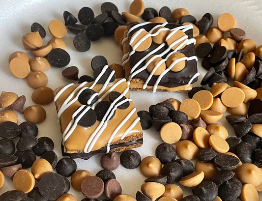 Peanut butter & Carob chip dog treat truffles - YumYum4DOGS
