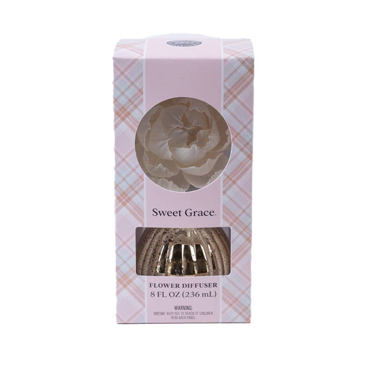Sweet Grace Plaid Flower Diffuser