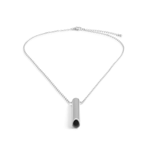 Silver Breathing 20in Necklace from the becalm comfort collection by Demdaco Breathe in breathe out Embrace the calm in your day