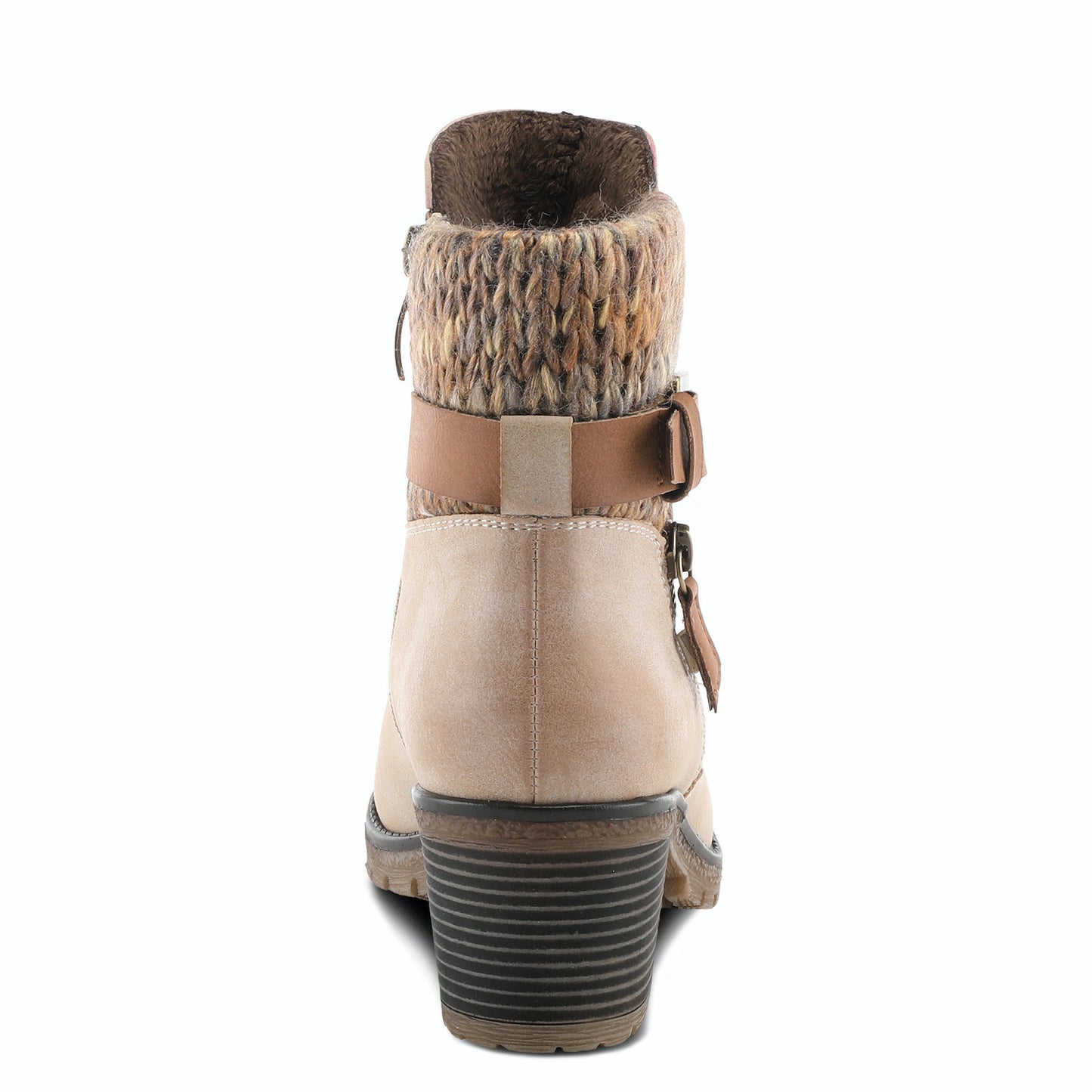 Rene By Spring Step -Light Beige Ankle Boot