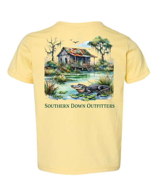 Swamp Shack Toddler Southern Down Outfitters Short Sleeve Tee