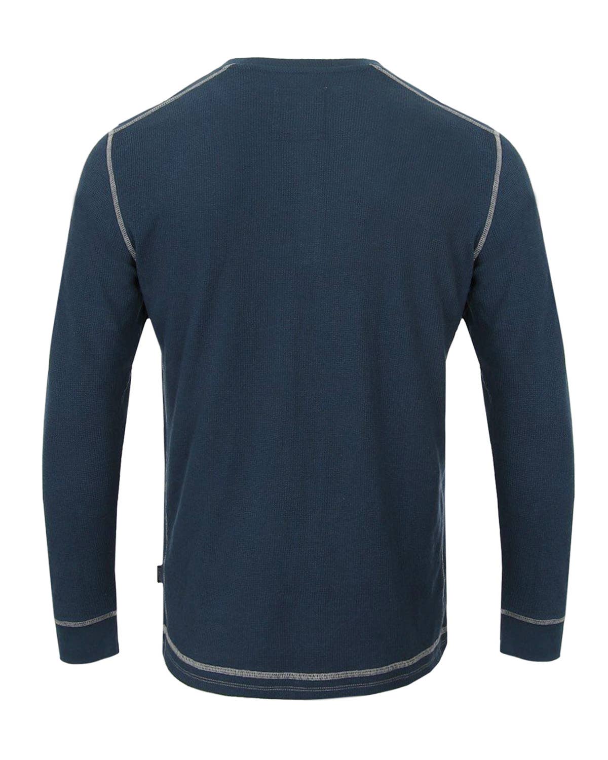 Men's Casual Basic Long Sleeve Thermal Athleisure Henley