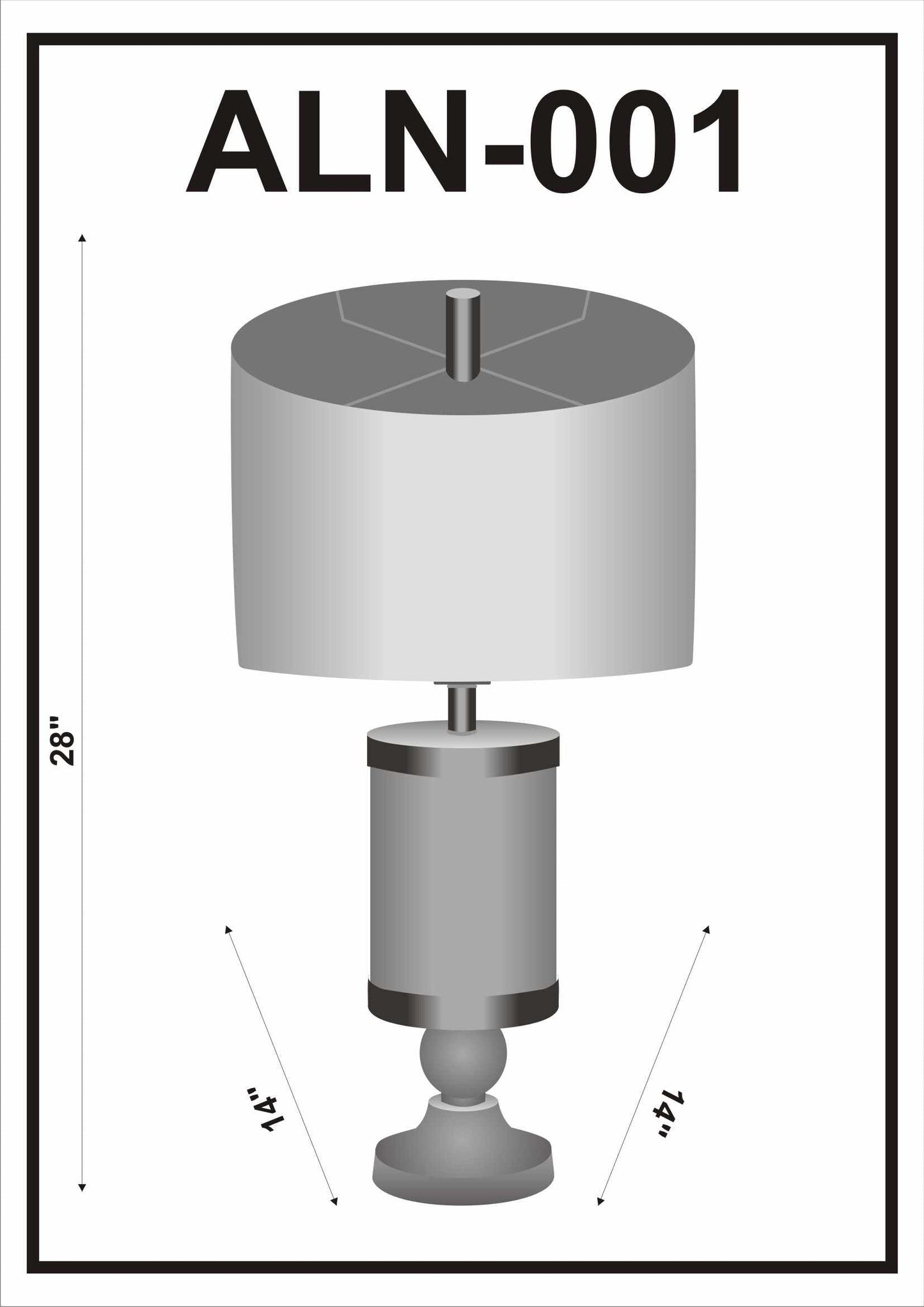 Alemanguan Table Lamp - Clearance