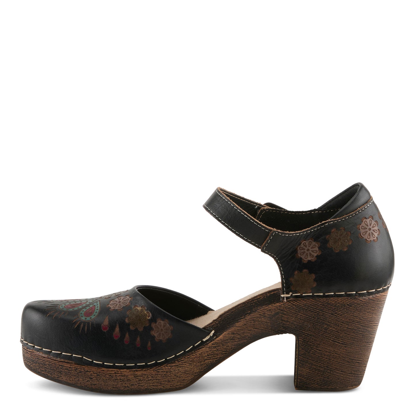 BRIDGITTE Multicolor Boho Chic Mary Jane by L`ARTISTE