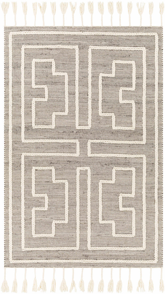 Azra Tasseled Jute&Wool Rug