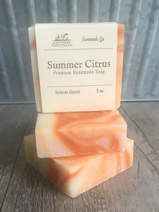 Summer Citrus--Premium Handmade Soap-Summer Citrus-- A Southern Lifestyle Co.