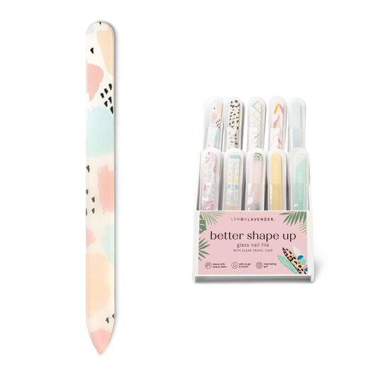 Glass Nail Files -  Lemon Lavender